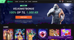 Betinia casino side forside